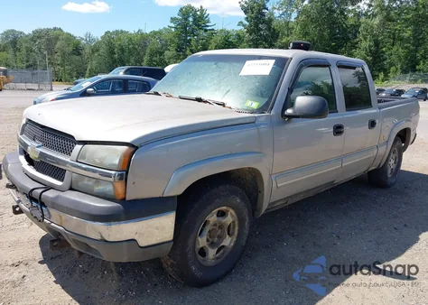 2004 Chevrolet Silverado 1500 Z71 из США, поврежденный, VIN 2GCEK13T941317412